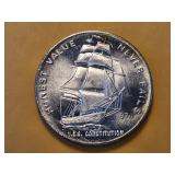 One Troy Ounce .999 Fine Silver Art Round
