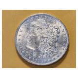 AU 1896 Morgan Silver Dollar