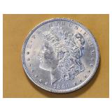 AU 1896 Morgan Silver Dollar