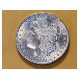 AU 1898 Morgan Silver Dollar