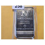 One Troy Ounce .999 Fine Silver Bar