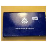 US Mint 1986 Proof Liberty Coins Set