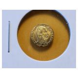 GOLD! Brilliant 1865 Mexican Wedding Token