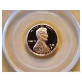 SUPERB GEM! PCGS 1988-S Cent in PR69RD DCAM