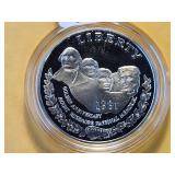 GEM! Proof 1991-S Commemorative Silver Dollar