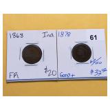 Two Better Date Indian Head Cents