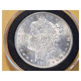AU 1878 Morgan Silver Dollar