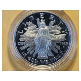 GEM! Proof 1989-S Commemorative Silver Dollar