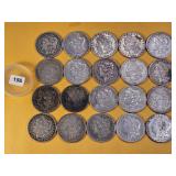 **FULL ROLL** Twenty Morgan Silver Dollars