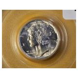 GEM! PCGS 1936-S Merc. Silver 10c in MS66FB