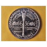 1-Troy Ounce .999 Fine Silver Proof Art Round