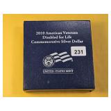US Mint 2010-W Commem. Proof Silver Dollar