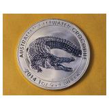 GEM BU 2014 Australian Silver Dollar