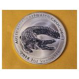GEM BU 2014 Australian Silver Dollar