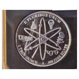 1-Troy Ounce .999 Fine Silver Proof Art Round