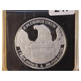 1-Troy Ounce .999 Fine Silver Proof Art Round