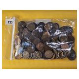 Over a Pound of Mixed Canadian Small Cents