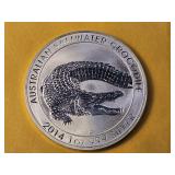 GEM BU 2014 Australian Silver Dollar