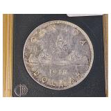AU 1936 Canadian Silver Dollar