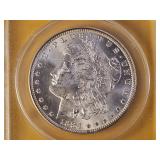VARIETY! ANACS 1884-O/O Morg. Silver $1 in MS63