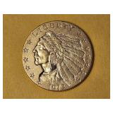GOLD! BU 1913 Indian Head $2.5 Gold