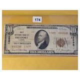 Series 1929 Ten Dollar National Currency Note