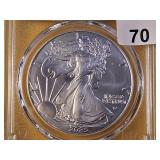 PCGS 2025 American Silver Eagle in MS69