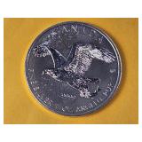 GEM BU 2014 Canadian Silver Five Dollars