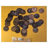 A Pound of Mixed Canadian Large Cents
