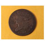 1828 Coronet Head Half Cent