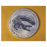 GEM BU 2014 Australian Silver Dollar
