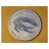 GEM BU 2014 Australian Silver Dollar