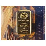 GOLD! One Gram .999 Fine Gold Bar