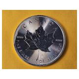 GEM BU 2014 Canadian Silver Five Dollars