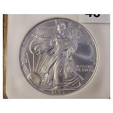 NGC 2005 American Silver Eagle in MS69