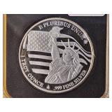 1-Troy Ounce .999 Fine Silver Proof Art Round