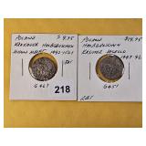 MEDEIVAL! Two Silver Halfgroschens from Poland
