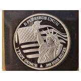 1-Troy Ounce .999 Fine Silver Proof Art Round