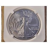 NGC 2026 American Silver Eagle in MS69
