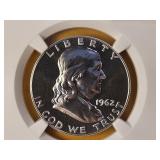 SUPERB! NGC 1962 Franklin Silver 50c in PF67