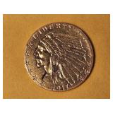 GOLD! AU 1911 Indian Head $2.5 Gold