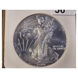 NGC 1999 American Silver Eagle in MS69