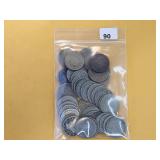 Forty Liberty 'V' Nickels