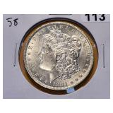 AU 1881-O Morgan Silver Dollar