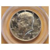 PCGS 1966 Silver Half Dollar in MS64