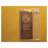 One Pound .999 Fine Copper Bar