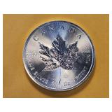 GEM! BU 2014 Canada Silver Five Dollars