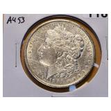 AU 1891-O Morgan Silver Dollar