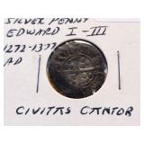MEDIEVAL! 1272-1377 AD England Silver Penny