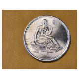 One Troy Ounce .999 Fine Silver Art Round